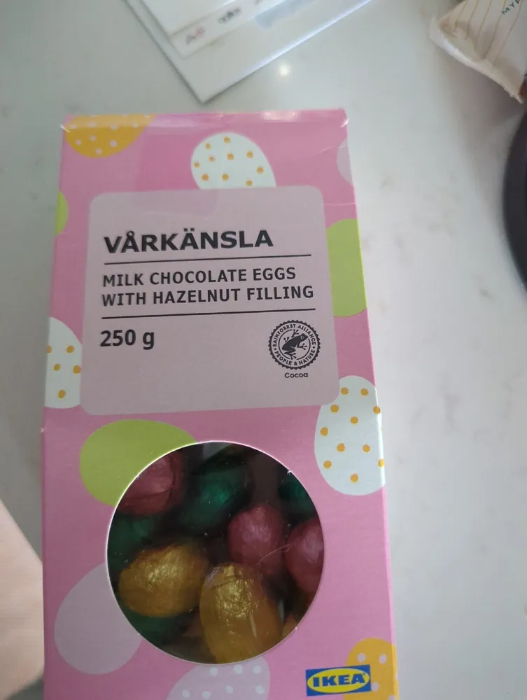 Vårkänsla Milk Chocolate Eggs With Hazelnut Filling