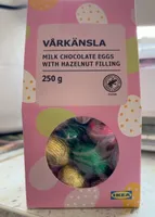 Milk Chocolate Eggs with Hazelnut Filling