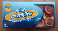 Rullade sardellfileer med kapris i olja