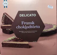 Fransk chokladtårta
