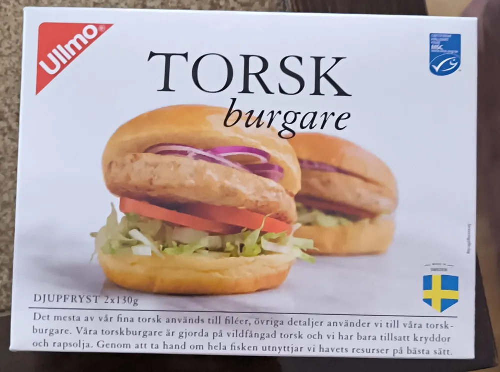 Torsk burgare