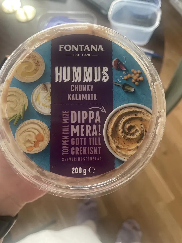 Hummus chunky kalamata