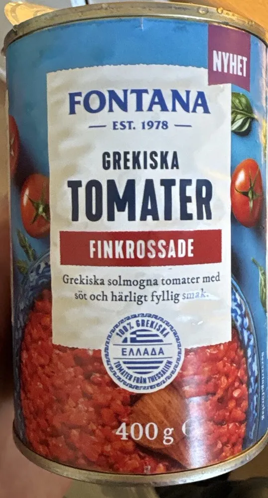 Grekiska Tomater Finkrossade