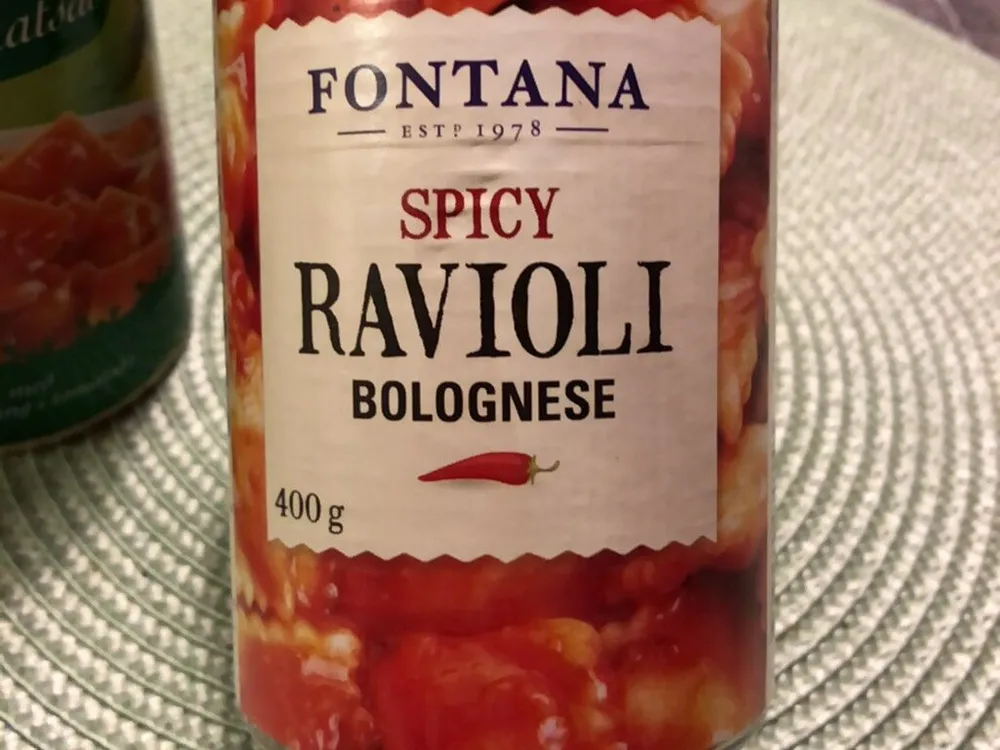 Spicy Ravioli Bolognese