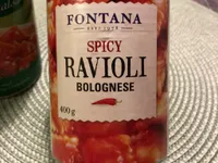 Spicy Ravioli Bolognese