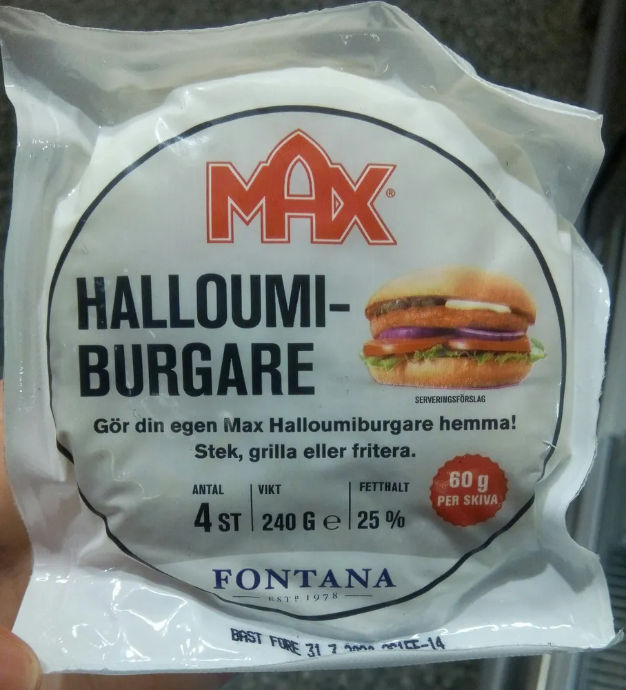 Halloumi-burgare
