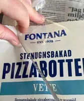 Kiviuunipaistettu pizzapohja vehnä