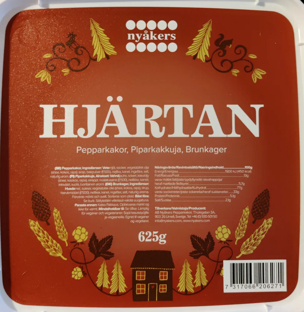 Hjärtan Pepparkakor