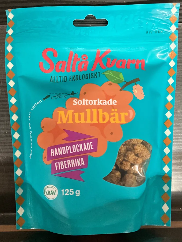 Soltorkade Mullbär