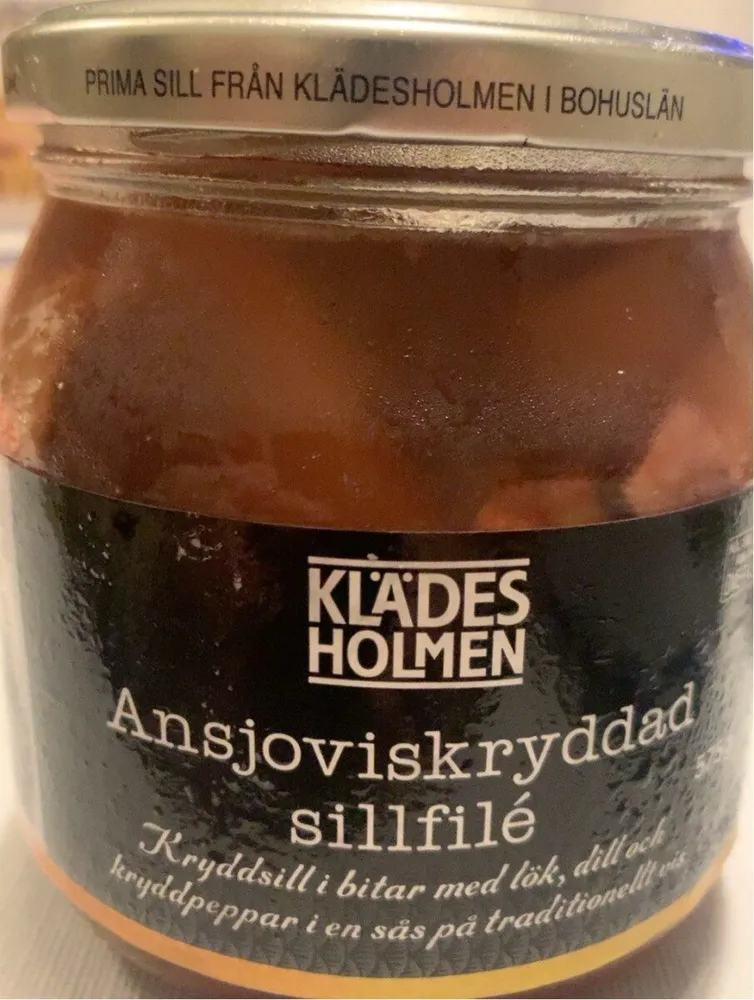 Ansjociskryddad sillfilé