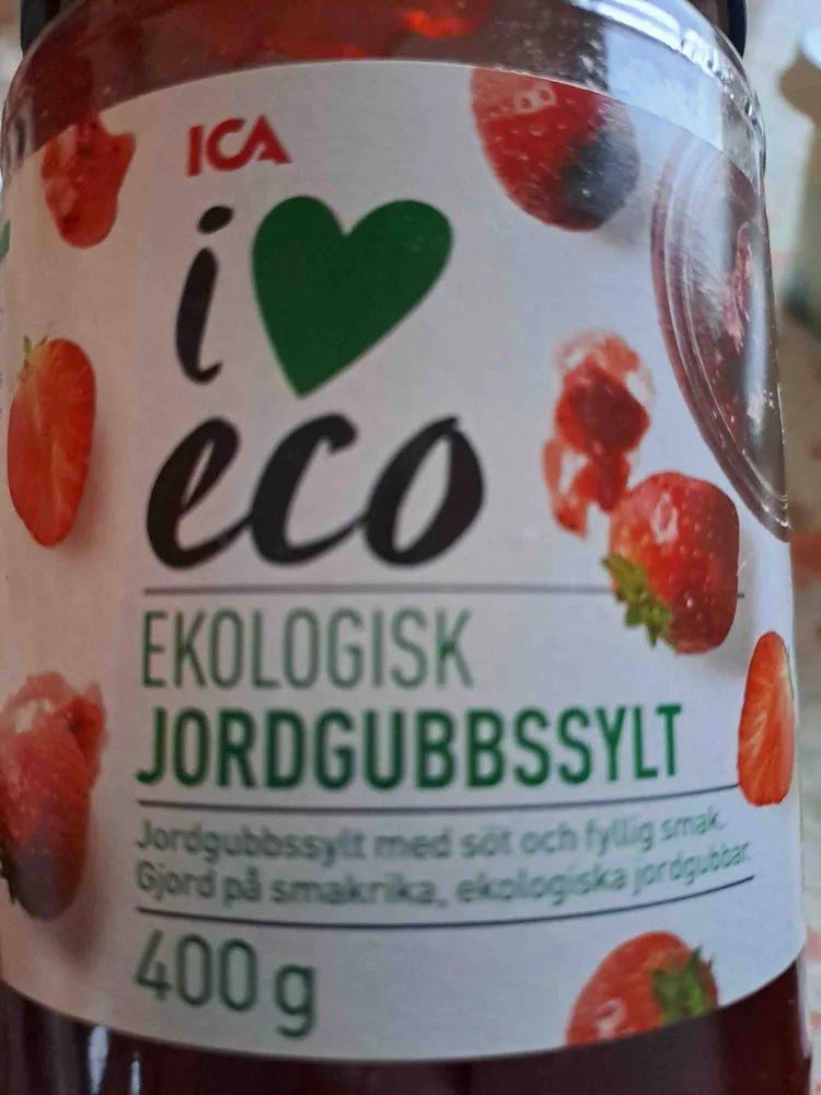 Ekologisk jordgubbssylt