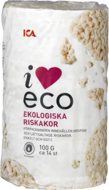 Ica I Love Eco Riskakor Lättsalta