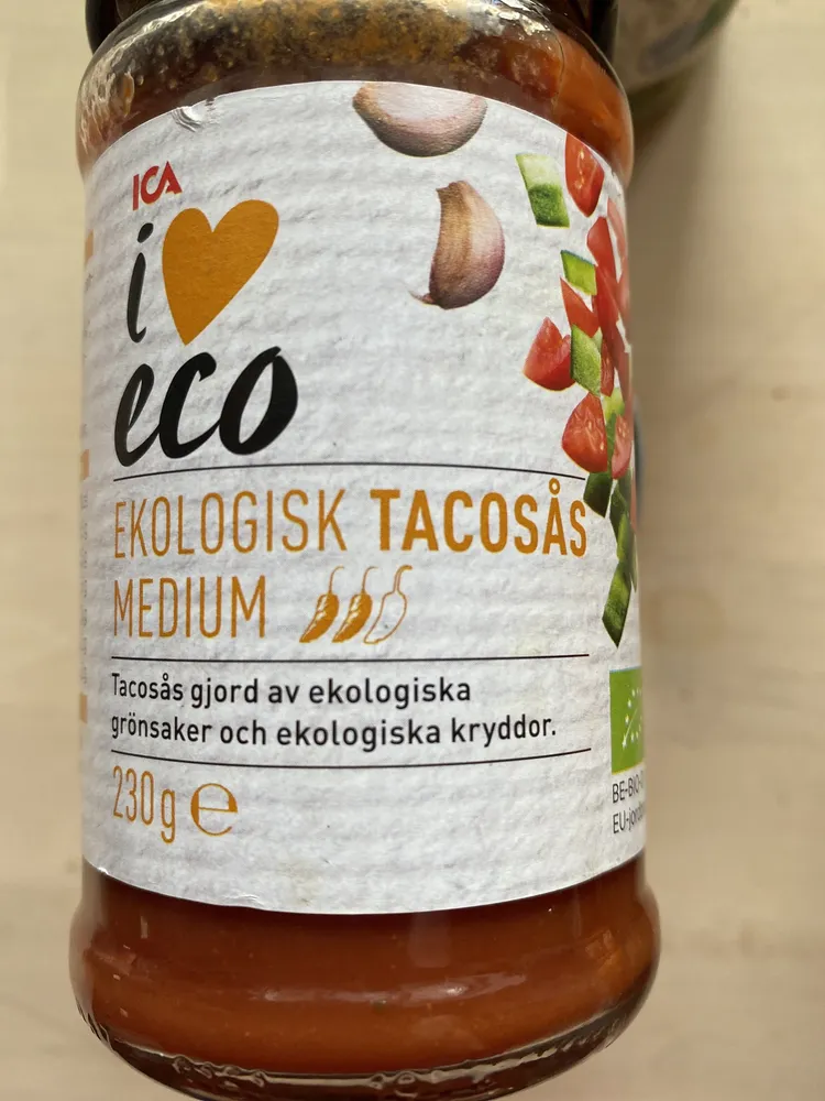 Ekologisk Tacosås Medium