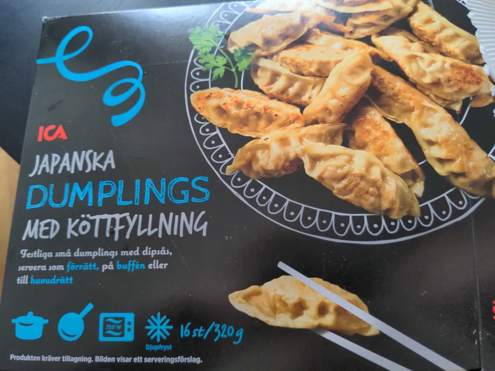 Gyoza, beef and pork