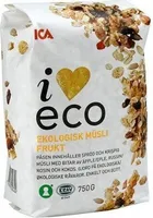 Müsli Frukt Ekologisk 750G