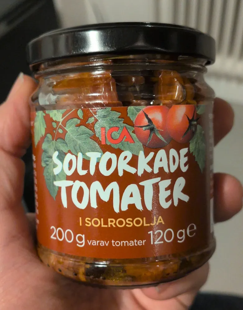 Soltorkade Tomater i Solrosolja