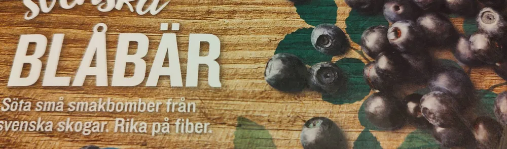Blåbär svenska frysta