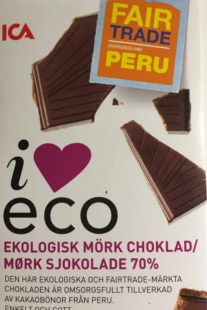 Eco Mörk Choklad Peru
