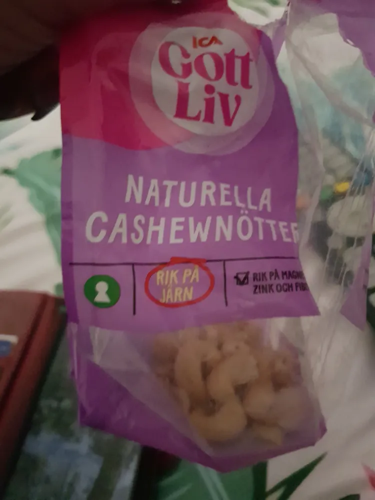 Naturella cashewnötter
