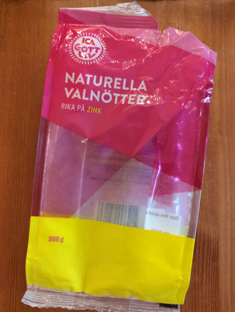 Naturella valnötter