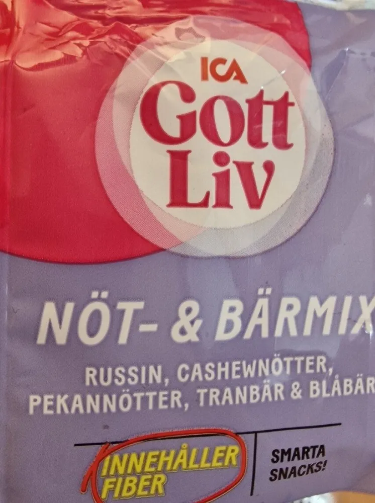 Nöt- och bärmix