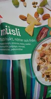 Müsli - 50% Frukt, nötter och frön