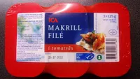 Makrillfilé i tomatsås 3 pack