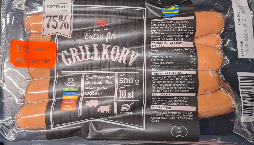 ICA Grillkorv