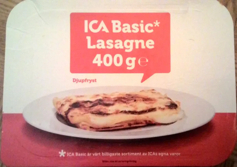 ICA Basic Lasagne