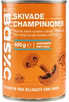Skivade champinjoner