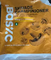 skivade champinjoner