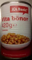 ICA Basic Vita bönor i tomatsås