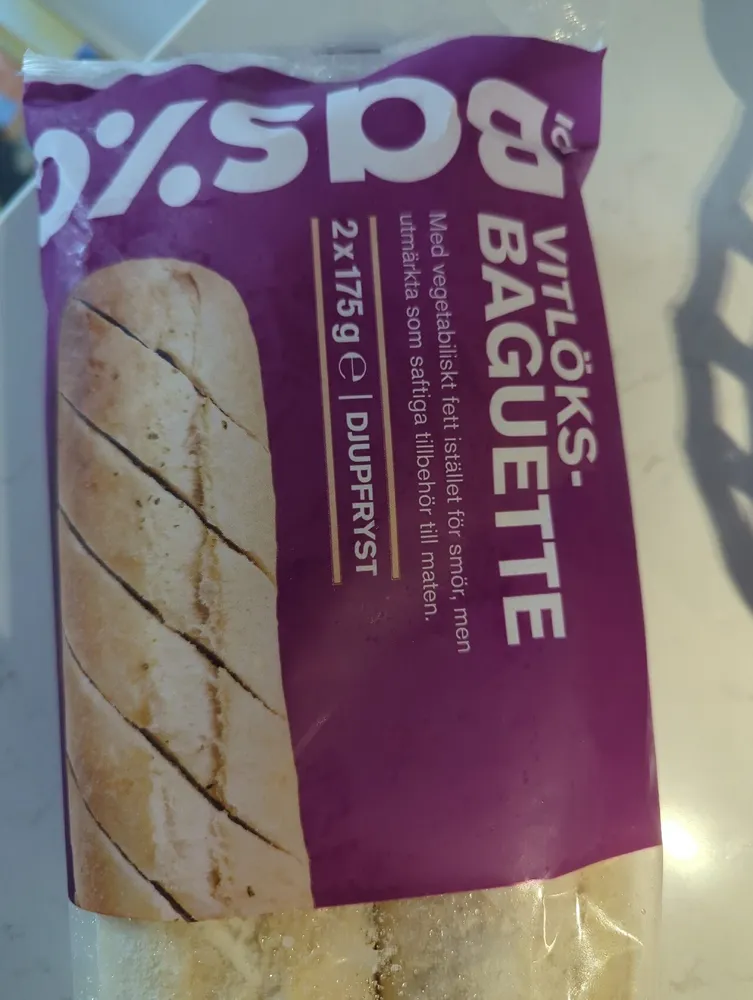 Vitlöksbaguette