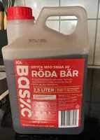 ICA BASIC Dryck med smak av RÖDA BÄR