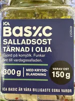 ICA Basic Tärnad salladsost i olja