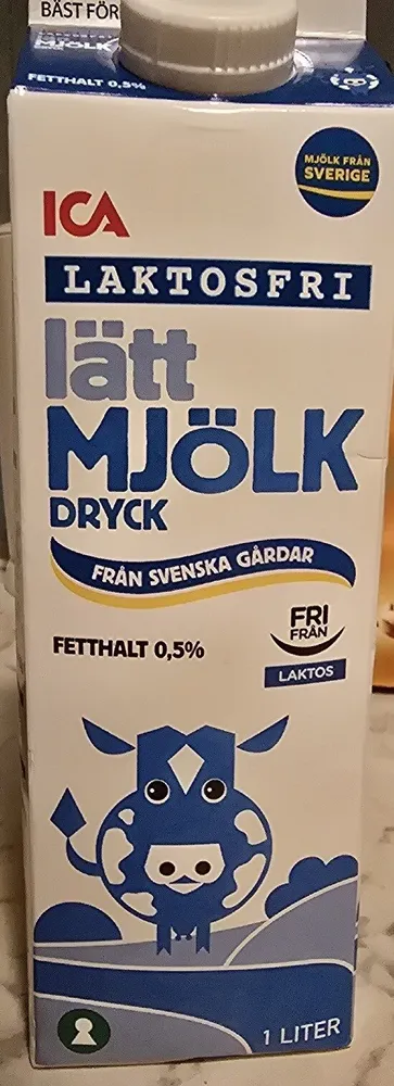 Laktosfri Lätt Mjölk Dryck (0.5%)
