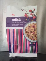 Müsli bär & pumpafrön