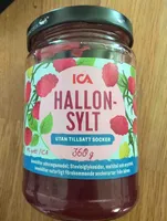 Hallonsylt utan tillsatt socker