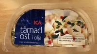 Tärnad ost i olja med kryddblandning