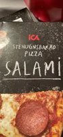 Stenugnsbakad pizza salami