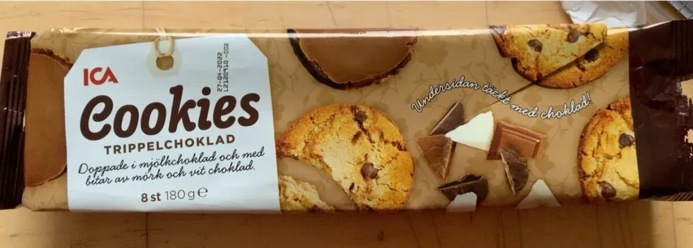 Cookies trippelchoklad