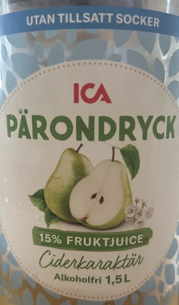 Pärondryck Utan Tillsatt Socker