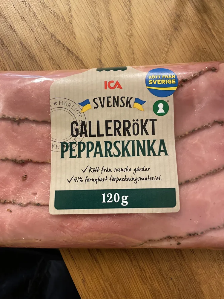 Gallerrökt pepparskinka