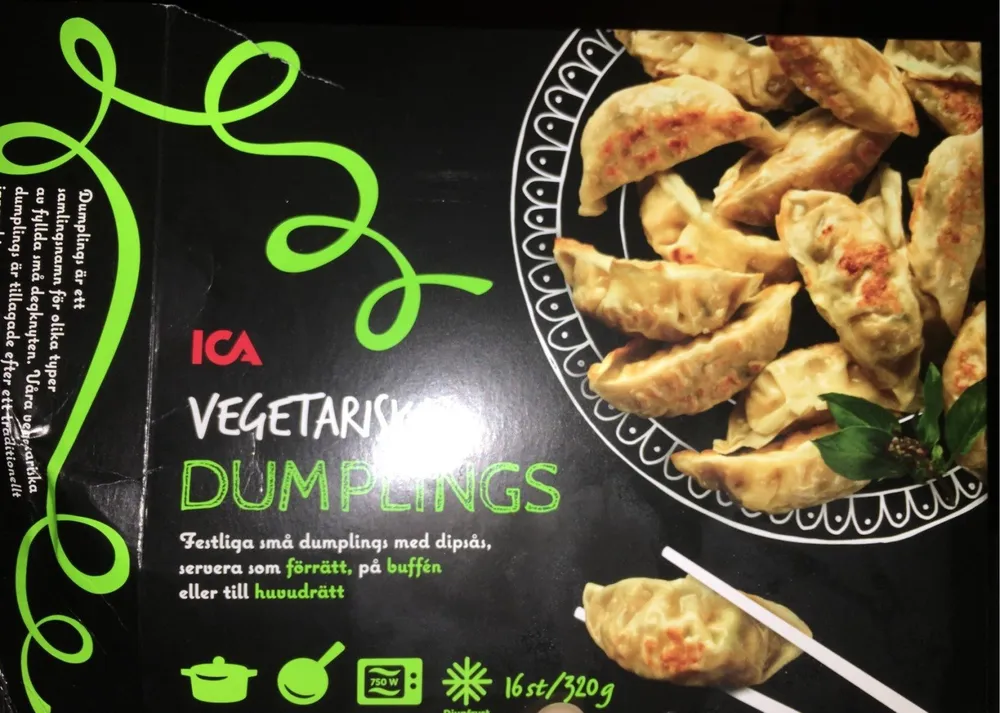 Vegetariska dumplings