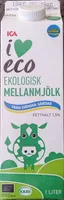ICA i♥eco Ekologisk mellanmjölk