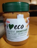 Ekologiskt jordnötssmör smooth utan salt