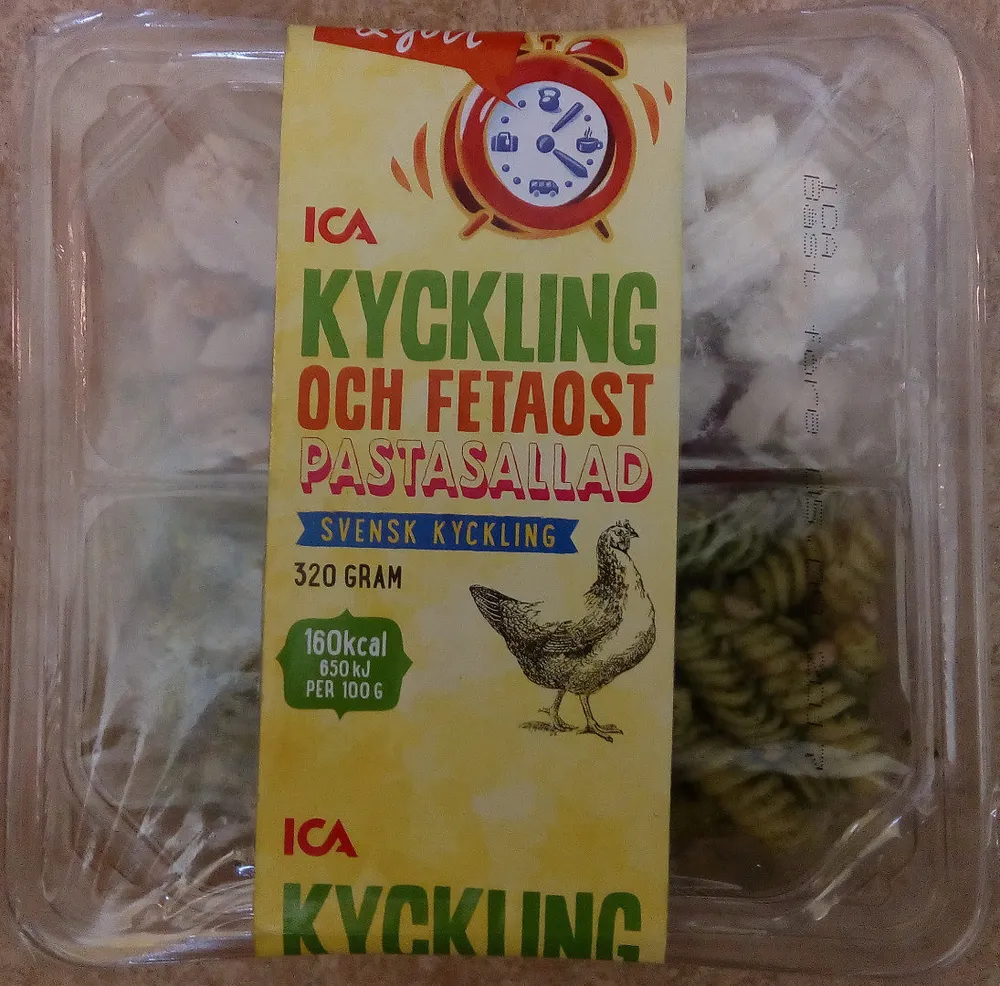 ICA Smidigt & gott Kyckling och fetaost, pastasallad