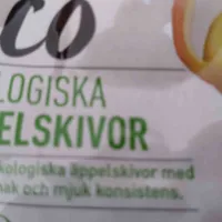 Ekologiska äppelskivor