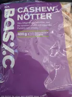 Cashewnötter rostade och saltade
