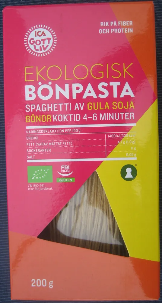 Ekologisk bönpasta